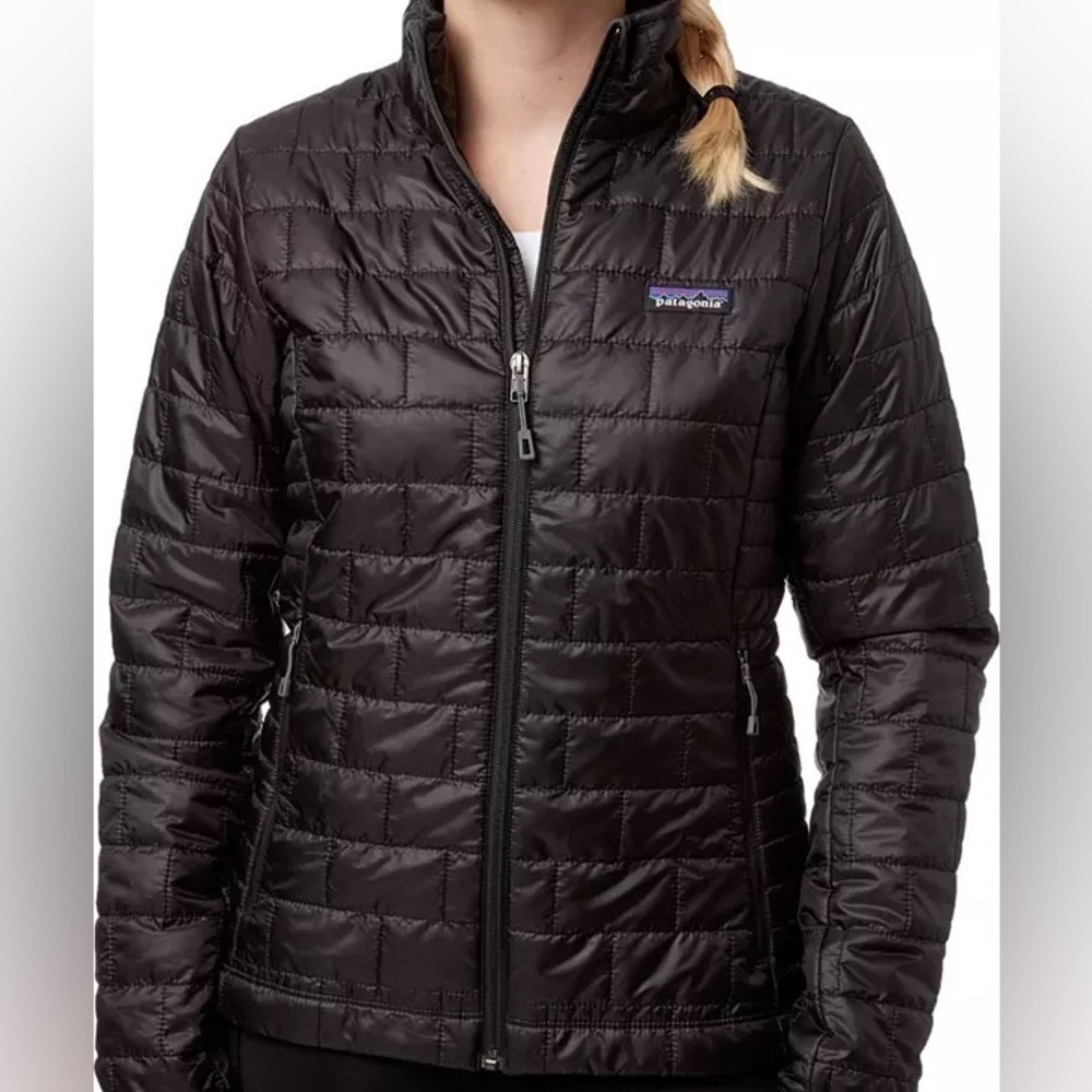 Patagonia women’s nano puff insulated jacket, black medium